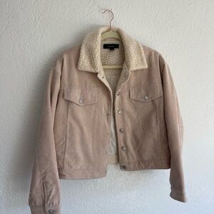 Women's Tan Corduroy Jacket